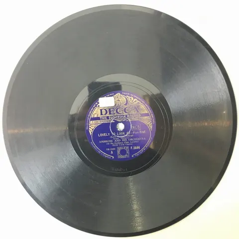 Ambrose I Won't Dance / Lovely To Look F5644 Decca