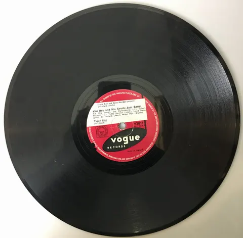 Kid Ory and His Creole Jazz Band Tiger Rag / Eh, La-Bas! V2011 Vogue