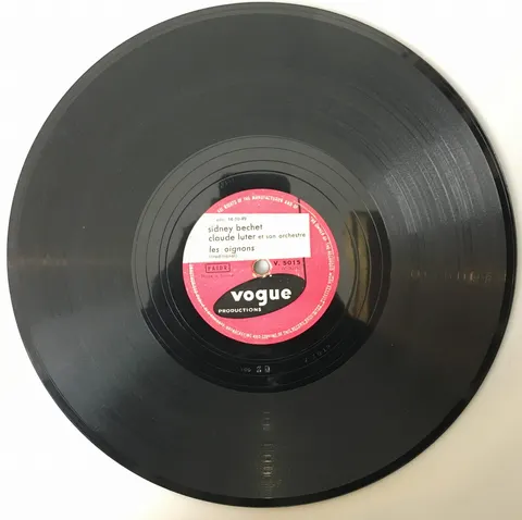 Sidney Bechet Ridin' Easy Blues / Les Oignons V5015 Vogue