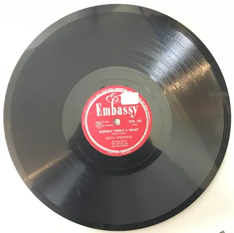 Keith Warwick Love is a Many-Splendored Thing / Suddenly There's a Valley WB163 Embassy