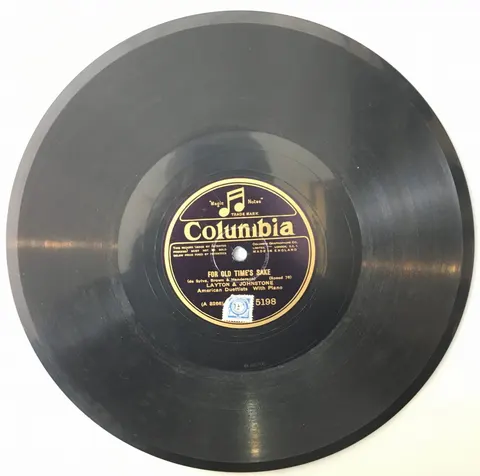 Layton & Johnstone For Old Time's Sake / Sonny Boy 5198 Columbia