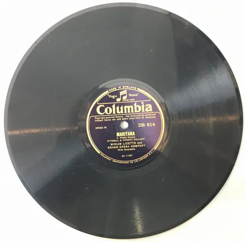 Miriam Licette Maritana DB614 Columbia