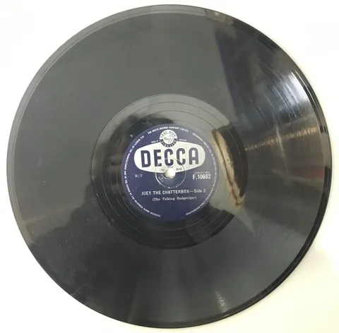 The Talking Budgerigar Joel The Chatterbox part 1, 2 F10662 Decca