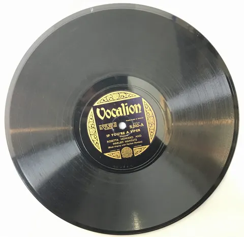 Rosetta Howard & Harlem Hamfats Rosetta Blues / If You're a Viper S202 Vocalion