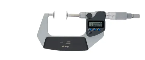 Mikrometr cyfrowy IP65 1-2", cale/ mm, talerzykowy 20 mm Mitutoyo 369-351-30