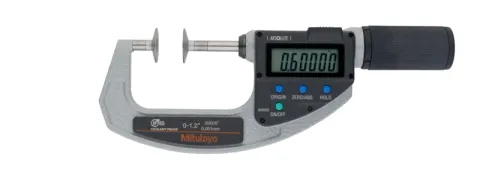 Mikrometr cyfrowy QuickMike IP65 0-1,2", cale/ mm, talerzykowy 20 mm Mitutoyo 369-421-20