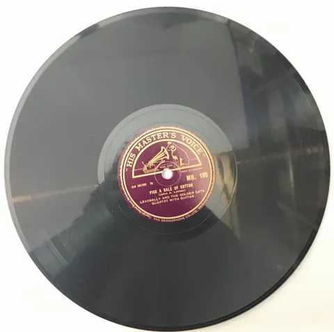 Leadbelly & Golden Gate Pick a Bale of Cotton/Alabama Bound MH190 HMV