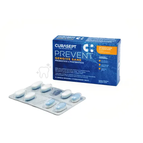 Curasept Prevent Tabletki Probiotyk i Postbiotyk - 16 szt.