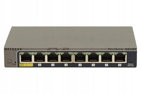 Netgear Przełącznik Smart GS108T 8x1Gb