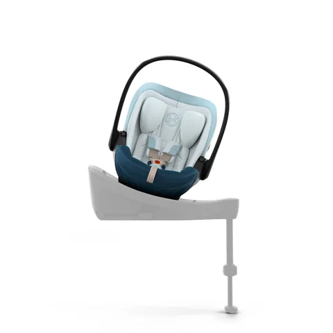 Cybex Cloud S + baza ISOFIX Base S - fotelik dla noworodka | Opal Blue Style