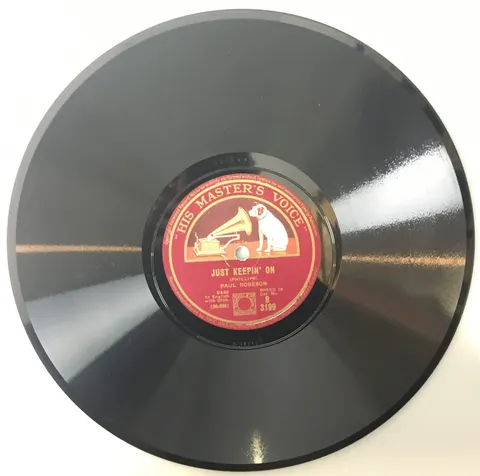 Paul Robeson Mighty Lak' A Rose / Just Keepin' On B3199 HMV