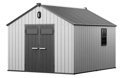 Plastikowy domek narzędziowy Gotland 3 x 3,6 m CoverTech antracyt