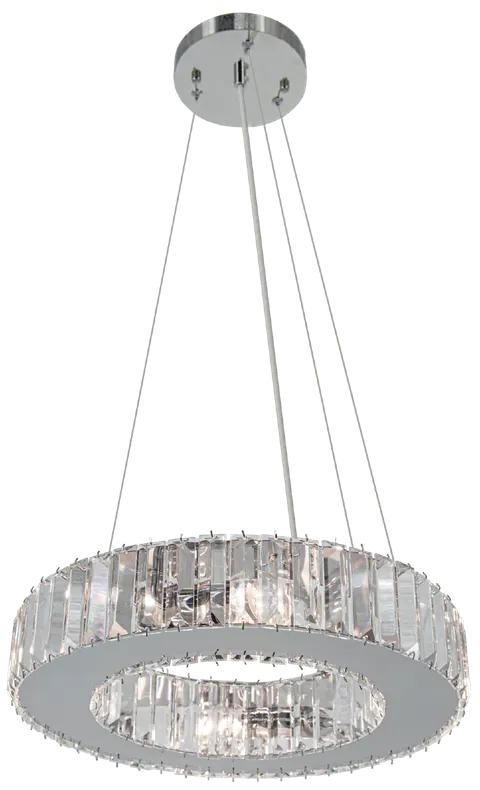 Żyrandol kryształowy WINDSOR 4xE14 chrom wiszący Elem 6350/4 8C
