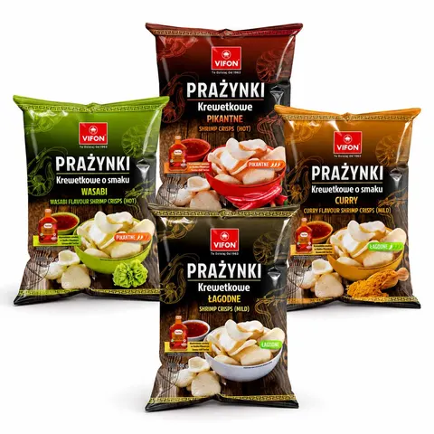 Moc Chrupania – Krewetkowy Mix Prażynek Vifon