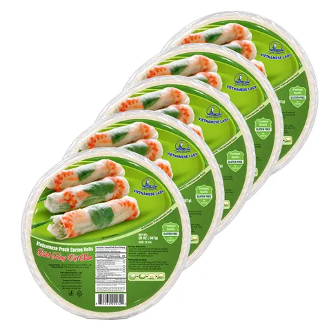 Papier Ryżowy VIETNAMESE LADY 22 cm 5x567 g Okrągły do Sajgonek Spring Rolls