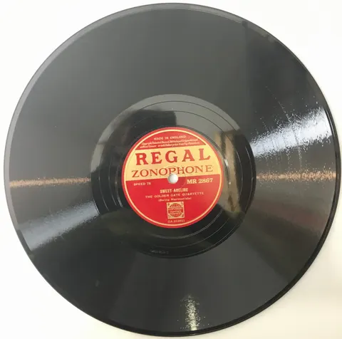 The Golden Gate Quartette Swanee River / Sweet Adeline MR2867 Regal Zonophone