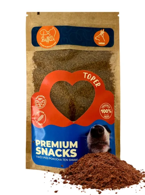 BaffiDi Toper – naturalna mięsna posypka do karmy dla psa z sarny 100 g