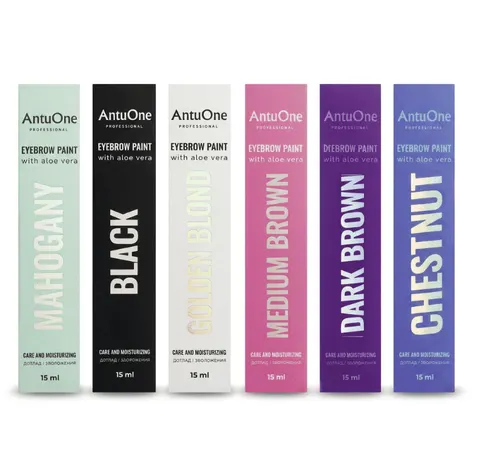 AntuOne Farba do Brwi Kremowa 15ml - AntuOne Farba do Brwi Chestnut 15 ml