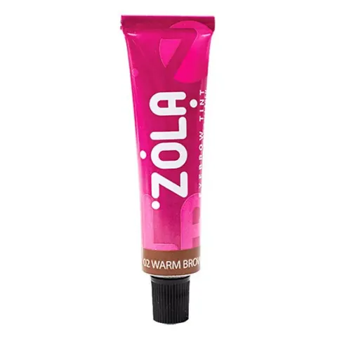 ZOLA Farba do brwi z kolagenem 15ml. - 02 warm brown