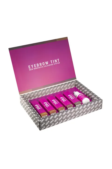 ZOLA Zestaw farb do koloryzacji brwi 15ml + utleniacz 3% 30ml
