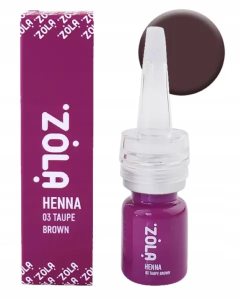 ZOLA Henna do koloryzacji brwi 10g - 03 taupe brown