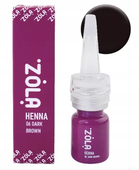 ZOLA Henna do koloryzacji brwi 10g - 06 dark brown
