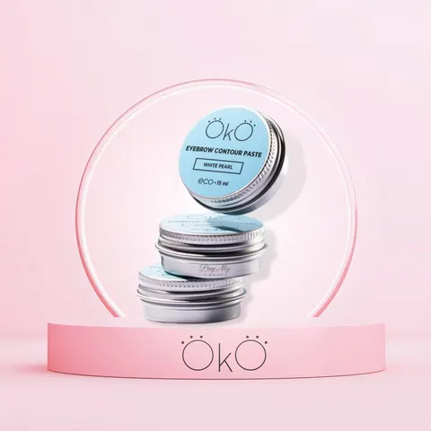 OkO Pasta do konturowania brwi Eyebrow Contour Paste White Pearl, 15 ml