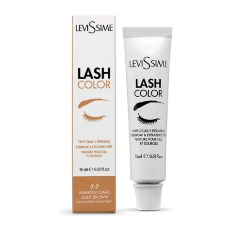 Levissime Farba do brwi i rzęs LASH COLOR 15ml - 7.7 LIGHT BROWN
