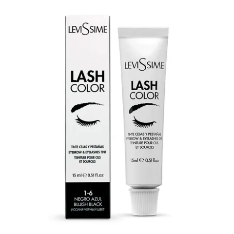 Levissime Farba do brwi i rzęs LASH COLOR 15ml - 1.6 BLUISH BLACK