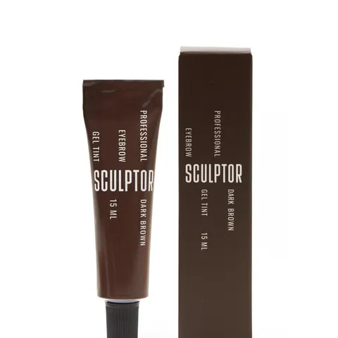 SCULPTOR Farba do brwi żelowa 15ml - Dark Brown