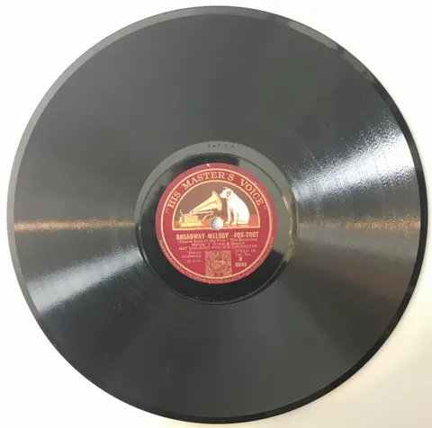 Nat Shilkret Orch. You Were Meant For Me/ Broadway Melody B5635 HMV