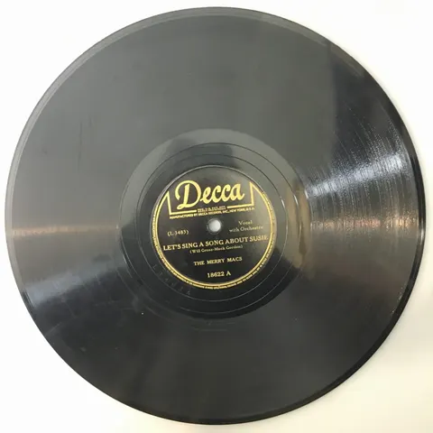 The Merry Macs Up, Up, Up / Let's Sing a Song About Susie 18622 Decca
