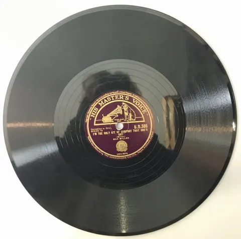 Max Miller She Said She Wouldn't / I'm The Only Bit of Comfort That She's Got BD505 HMV