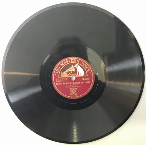 Paul Robeson Lazy Bones / Carry Me Back To Green Pastures B8010 HMV
