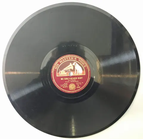 Paul Robeson My Curly-Headed Baby / Mah Lindy Lou B4309 HMV