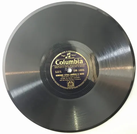 Bing Crosby The Last Round Up / Someone Stole Gabriel's Horn DB1894 Columbia
