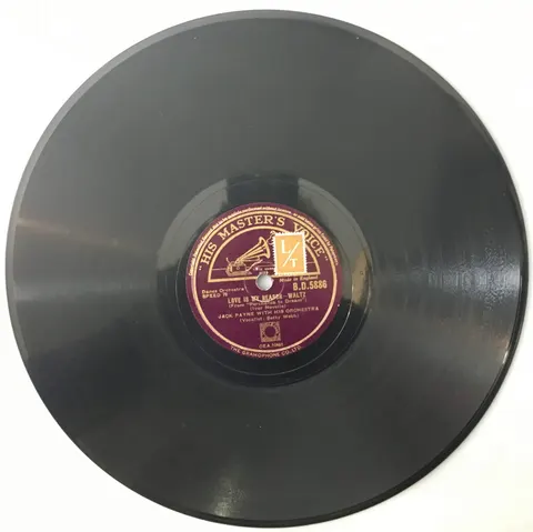 Jack Payne We'll Gather Lilags / Love is My Reason BD5886 HMV