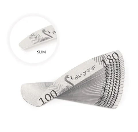 ABA GROUP Pilnik Do Paznokci Półksiężyc 100/180 Slim 25 szt