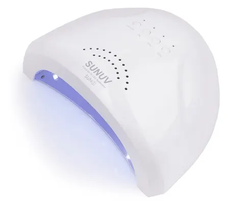 SUNUV Lampa UV/LED do Manicure SUN1 Biała 48W z Lustrzanym Dnem