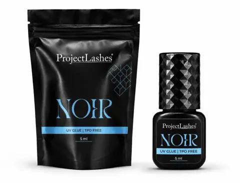 ProjectLashes Klej do przedłużania rzęs NOIR UV LED Czarny bez TPO 5ml