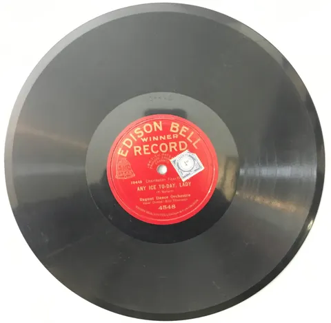 Regent Dance Orch. Because I Love You / Any Ice to-Day, Lady 4548 Edison Bell