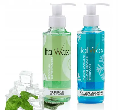 ITALWAX Zestaw Żel Przed i Po Depilacji 2 x 100 ml