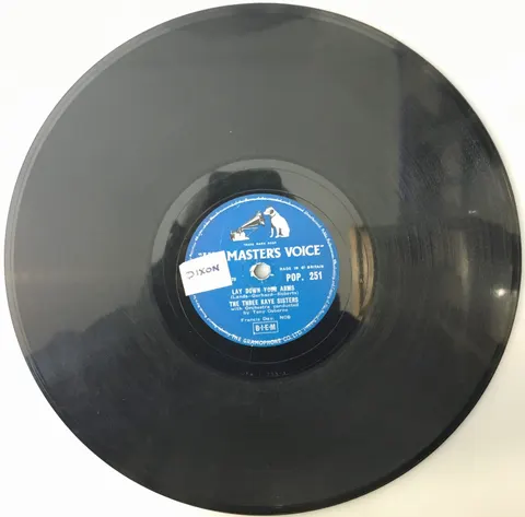 The Three Kaye Sisters First Row Balcony / Lay Down Your Arms POP251 HMV