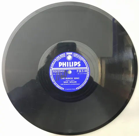 Max Miller Ain' It Ni-Ice! / The Budgie Song PB518 Philips