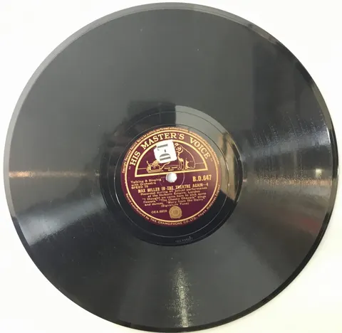 Max Miller In The Theatre Again part 3, 4 BD647 HMV