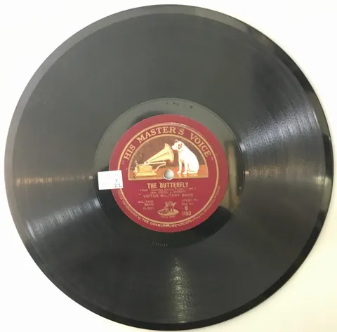Victor Military Band The Butterfly / Theree Meet B1193 HMV
