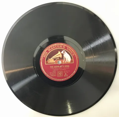 Peter Dawson The Mountains O'Mourne / The Cobbler's Song B3772 HMV