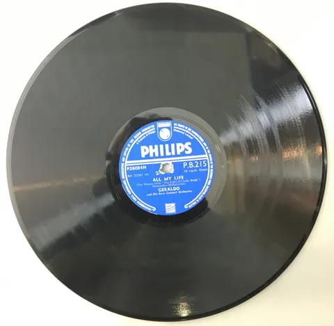 Geraldo The Velvet Glove / All My Life PB215 Philips