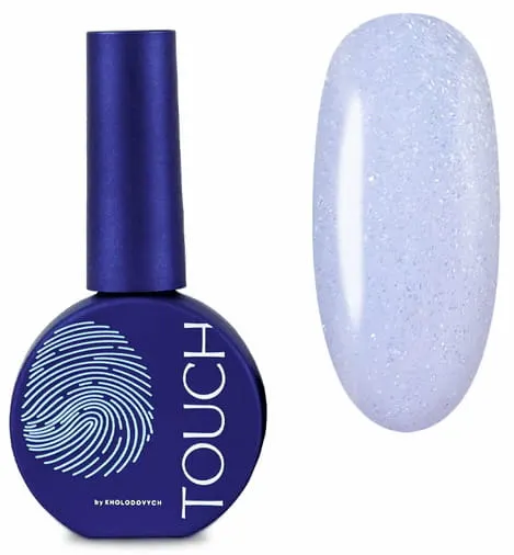 TOUCH Gradient Top 01 - jasnoniebieski top hybrydowy ze srebrną drobinką, 13 ml (SALE)