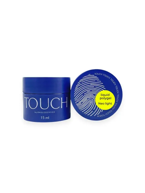 TOUCH Neon Liquid polygel Neo light - neonowo-żółty płynny akrylożel, 15 ml (SALE)